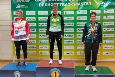 Olga Cabrera es proclama Campiona d’Espanya màster en 3 km marxa. Eix